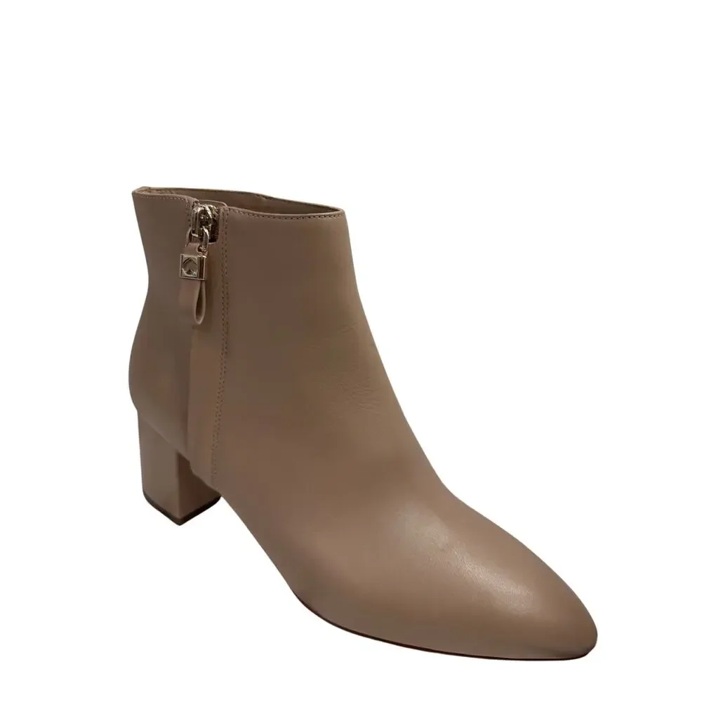 Kate Spade Women’s Boots sz 8 Amelie Nude Leather NEW # box 973